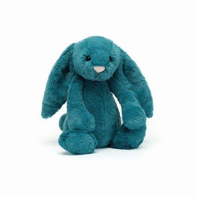 Jellycat Bashful Mineral Blue Bunnies Australia | 432896MEU